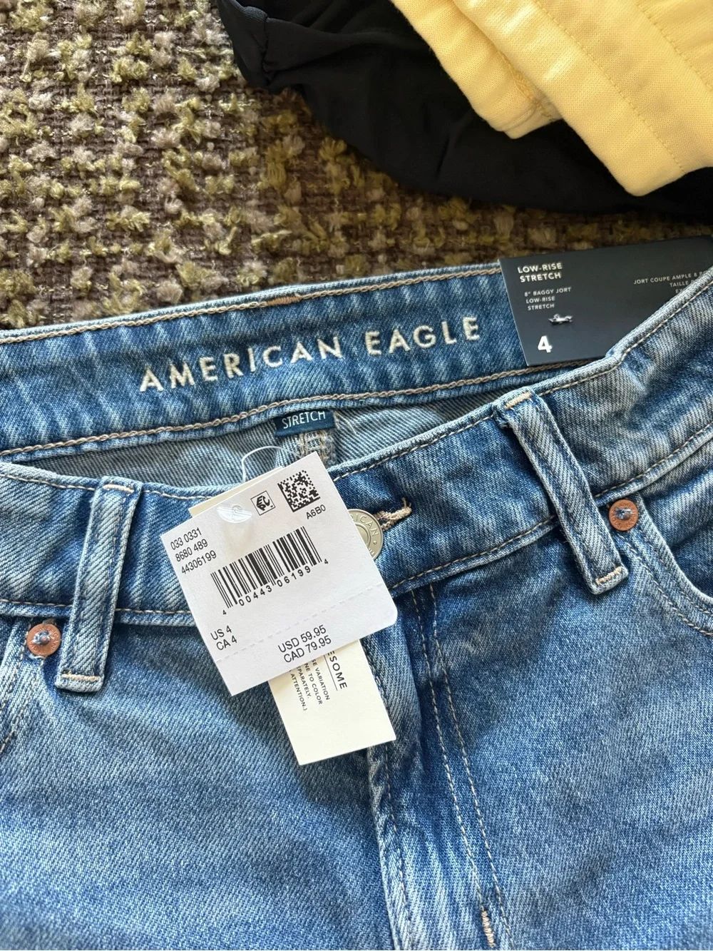 AE Stretch Low-Rise Baggy 8